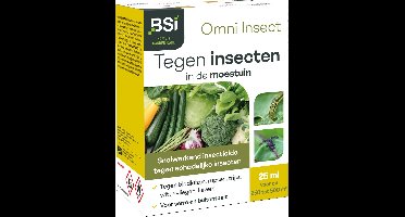 BSI - Omni Insect - Moestuin - Snelwerkend insecticide tegen vretende en zuigende insecten - 25 ml voor 500 m²