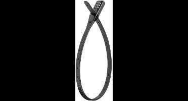 Kabelslot Axa Zipper Code 53cm x 10mm Zwart
