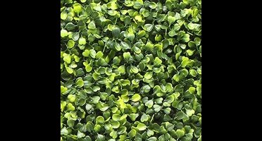 Buitengewoon de boet - Kunstplanten mat 50x50 cm buxus geel