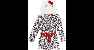 Hello Kitty Badjas – Meisjes & Dames – Zachte Fleece met Capuchon – Warm & Comfortabel – Officieel Sanrio