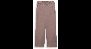 Tom Tailor - Wide leg scuba broek - Maat 140 - rusty brown