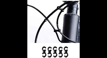 5 Stuks - Remkabel - Versnellingskabel S-clips draaibaar - Remkabelclips