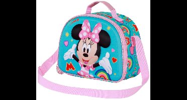 Karactermania - Disney - Minnie Mouse - Greet - 3D - Thermische Lunchtas - Snack - Turquoise