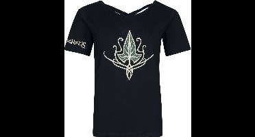 The Lord Of The Rings Elbenblatt Dames T-shirt - zwart - L