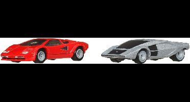 Hot Wheels Premium Autocultuur, Set van 2, Speelgoedauto's voor de Volwassen Verzamelaar
