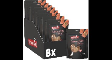 Rosewood Salmon Fillet Strips Large - Hondensnack met 97% Zalm - Eiwitrijk & Vetarm - Zonder Granen - 8 zakjes à 150g