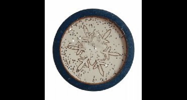 NEEDLEMINDER HOUT - SNEEUWVLOK - met glitter