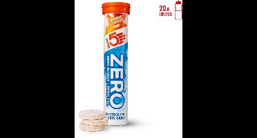 HIGH5 - ZERO Elektrolyten - Suikervrije Elektrolyten Bruistabletten - Caloriearm & Verfrissend - Sinaasappel & Kers Smaak - 1x20 Stuks - Voor Sport & Hydratatie