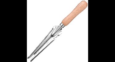 Dutchlander Pootsteker– RVS met Houten Handvat