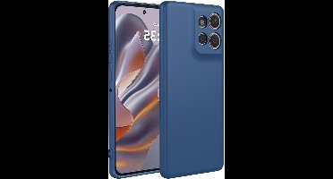 Soft-Touch Siliconen Hoesje voor Smartphone met Flexibele TPU Cover - Blauw