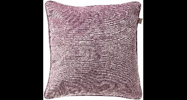 Dutch Decor LEWY - kussenhoes 45x45 cm - glansvelours - Dusky Orchid - paars - met rits - zonder binnenkussen