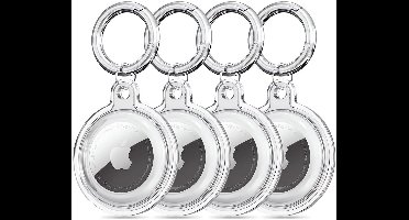 Tech-Protect Hoesje Voor Airtag 4-Pack Voor Apple Airtag Beschermend En Transparant