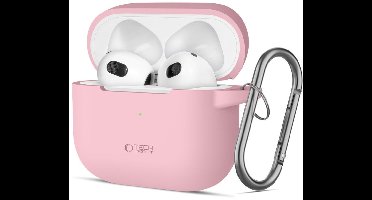 Tech-Protect Airpods 3 Hoesje Met Haak Siliconen Hoogwaardige Bescherming