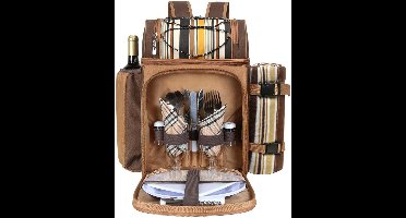 DailySupplies® Picknickmand - Picknicktas voor Picknicktafel