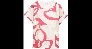 Tom Tailor - T-shirt - Maat M - Vrouwen - Groen - katoen