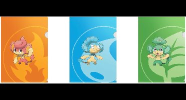 Ultra Pro - Pokémon TCG - 3-Pack Tournament Folios featuring Pansear, Pansage and Panpour - UK