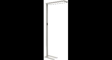 MAULsenja LED Vloerlamp - dimmbaar - standvoet - zilver - 1 stuk - 85 x 27 x 196 cm - MAUL