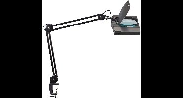 MAULvitrum LED Loeplamp - tafelklem - zwart - metaal|kunststof - 1 stuk - 77 x 30 x 49 cm - MAUL