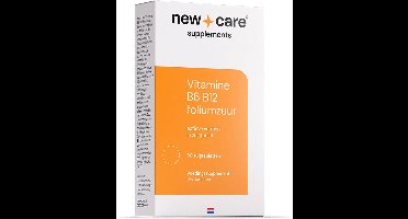 New Care Vitamine B6 B12 Foliumzuur - 60 zuigtabletten - NZVT - vegan