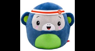 Aap - Fisher-Price Squishy Pluche Knuffel 25 cm - Speelgoed Dieren Knuffels voor Kinderen en Baby - Kind vriendelijk - Child friendly plush toy - Kawaii kussen