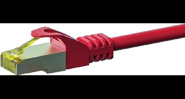 Danicom Cat7 S/FTP (PIMF) patchkabel - 15 meter rood - netwerkkabel - internetkabel - UTP kabel - RJ45 - 10000 mbit/s