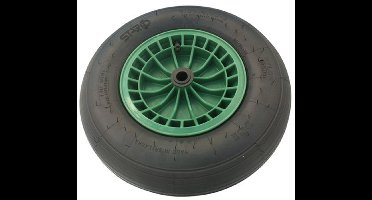 MM Wiel Kunststof Velg Groen Zonder As