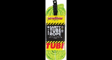 Proline 18 Meter 6P Safety Tube Rope – Sleep Touw voor Funtube / Towable Tube – 6-Persoons Heavy Duty Tow Rope – Geel/Zwart
