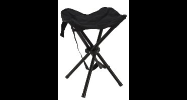 Redcliffs vouwkruk visserstoeltje vierpoot zwart