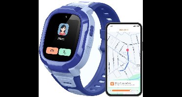 GPS Tracker Kind - GPS Horloge Kind - Licht Blauw