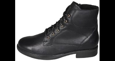 Durea Zwarte hoge veterschoen H (Maat - 5,5, Kleur - Zwart)