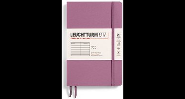 Leuchtturm notitieboek dusty rose lined paperback softcover b6+ 125x190mm