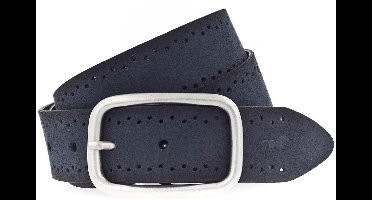 MUSTANG Leren riem Woman´s Belt 3.5 W75 Steel Grey grijs