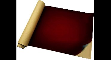 Zelfklevende fluwelen rol van 18" x 100", zelfklevende fluwelen stof voor sieradenvitrines (bordeauxrood, donkerrood)