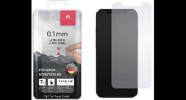 Black Rock SCHOTT Ultra Thin 9H Glass Screen Protector Apple iPhone 12 Mini Transparent