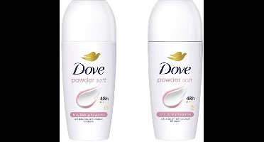 Dove Deo Roller - Powder - 2 x 50 ml - Anti Transpirant
