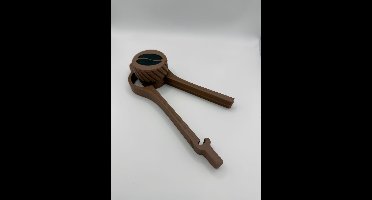 Koffiebonen Zak Klem - Sluitclip met handige afsluitbare dop - Voor Koffieliefhebbers - Vershoudclip voor koffiebonen - Bruin