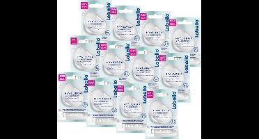 Labello Hyaluron Lip Moisture - Hyaluron - Hyaluronzuur - Lippenbalsem - Hydraterend - Voordeelverpakking - 12 stuks