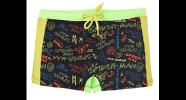 Marvel Spiderman Zwembroek - Zwemboxer - Fluor Groen - Maat 104
