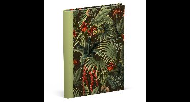 Lannoo Agenda 2026 - Agenda spiraalgebonden - 120x160mm - 7 dagen op 2 pagina's - collectie & design: BOTANIC - RODE BLOEM