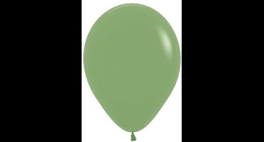 Daily Style – Mini Ballonnen Soft – Olijfgroen – 11 cm – 20 stuks – Feestdecoratie