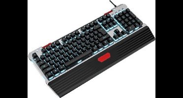 Gaming Keyboard – Mechanisch Toetsenbord met Polsondersteuning - Bedraad - RGB LED Verlichting – Anti-Ghosting – USB Kabel Gaming Toetsenbord
