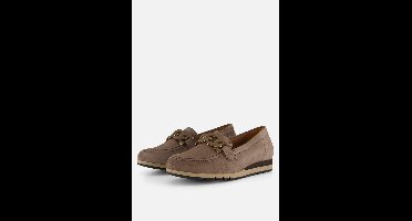 Gabor Instappers taupe Suede - Maat 40