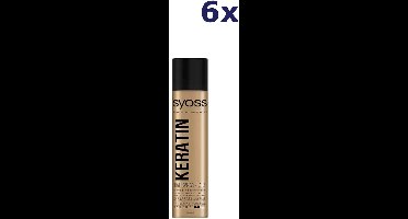 6x Syoss Haarspray – Keratine 400 ml
