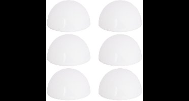 Monzana Wandlamp - Solar Tuinverlichting Set van 6 IP44 Bolvorm - Wit
