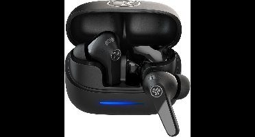 JLab Jbuds Pods ANC Oortjes Draadloos – 56 Uur Speeltijd – Draadloze Oordopjes - Bluetooth Multipoint – Hybrid Active Noise Cancelling Oortjes – Aanpasbare Equalizer Instellingen EQ4 – Fast Charging Case Met Ingebouwde Oplaadkabel - Zwart