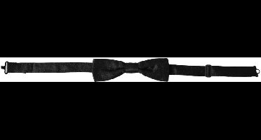 Black Patterned Bow Tie