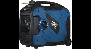 HBM inverter aggregaat 174 cc benzinemotor 230V 4200W, draagbaar, verrijdbaar, IP23M