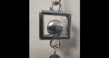 Decoratie - Hanger - Ibiza - Oud Zilver - Sfeervol - Lengte 35cm - Breed 10cm - Hand gemaakt.