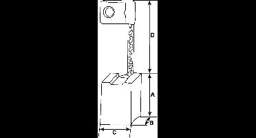 Koolborstels gelijkstroom dynamo Lucas - 11A en 22A - 2 stuks - 1903083M91