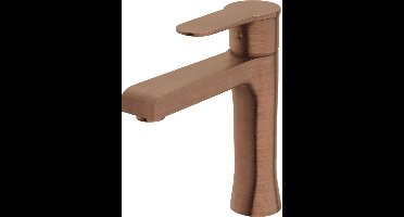 Wastafelkraan RING | GEBORSTELD ROSÉ | inclusief aansluitslangen